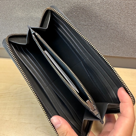 NWT! RARE! COACH X NASA SOFT LEATHER ZIP WALLET ASTRONAUT SPACE SHIP F28297 Limi - Picture 7 of 8